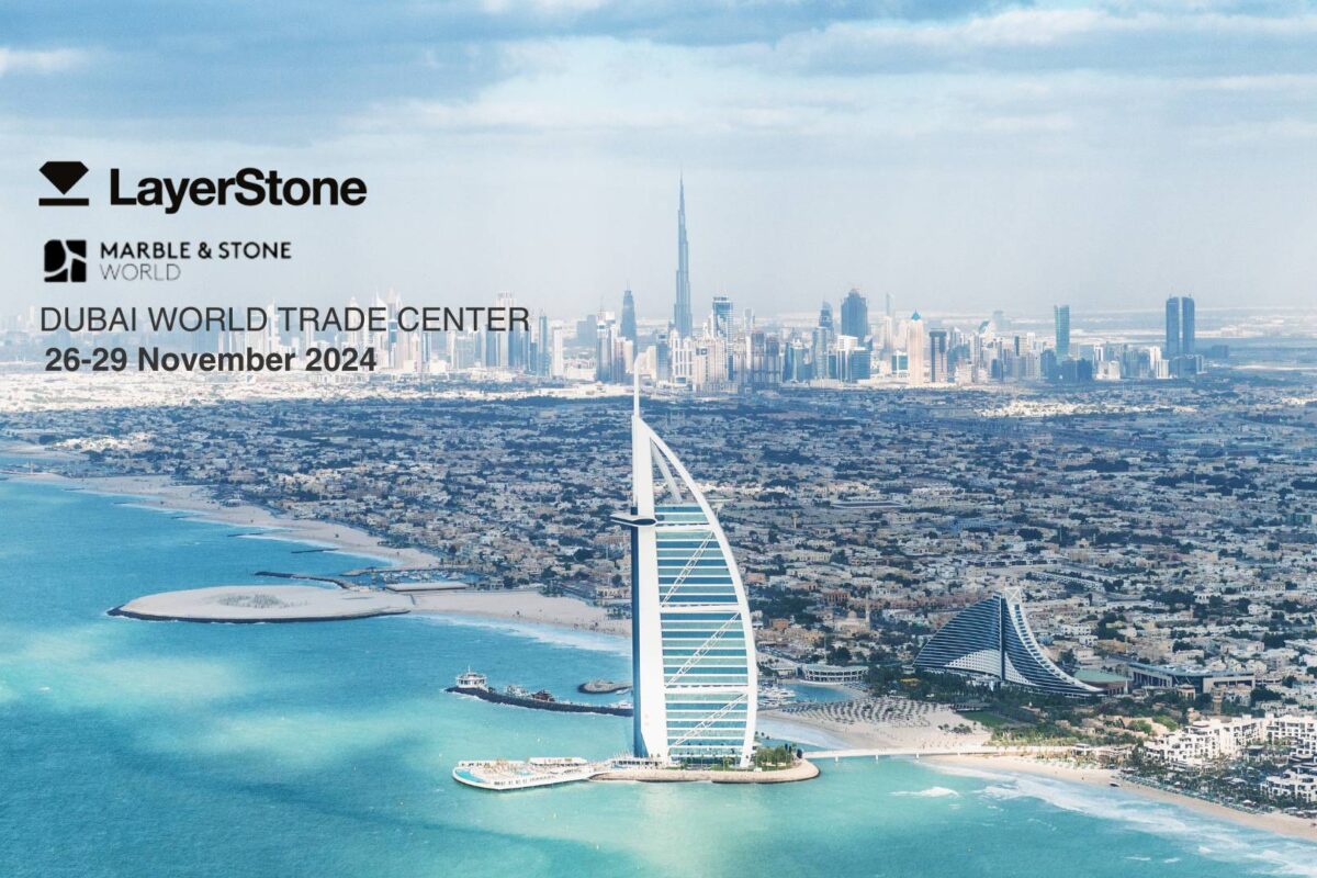 LayerStone at Marble & Stone World 2024 in Dubai - Layerstone by Gammastone